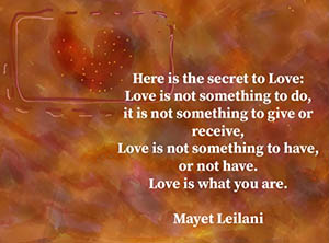 the secret of love